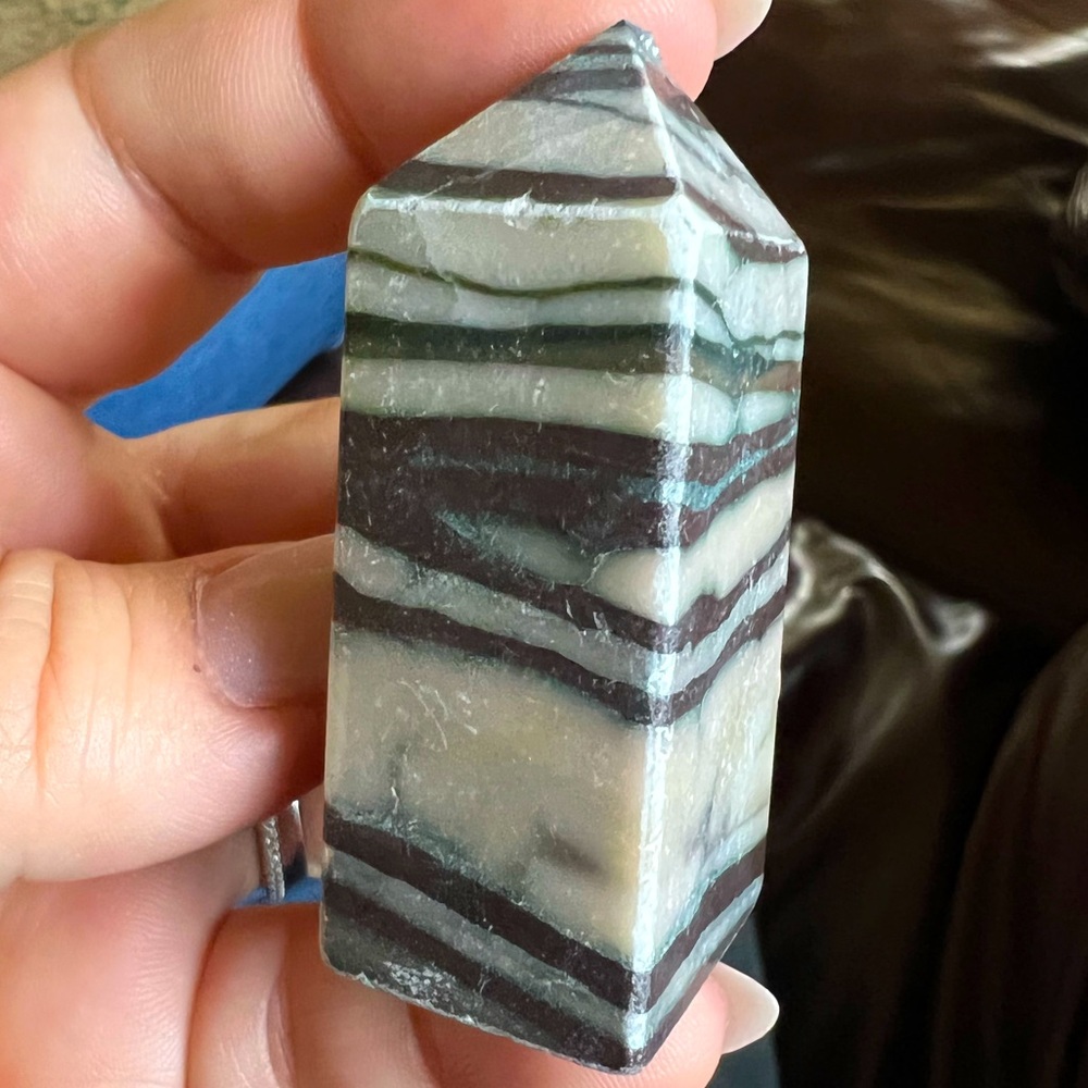 Zebra Calcite Point